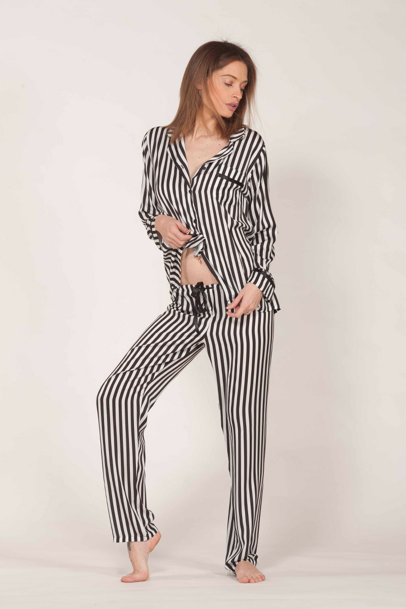 Satin Stripes Pyjama